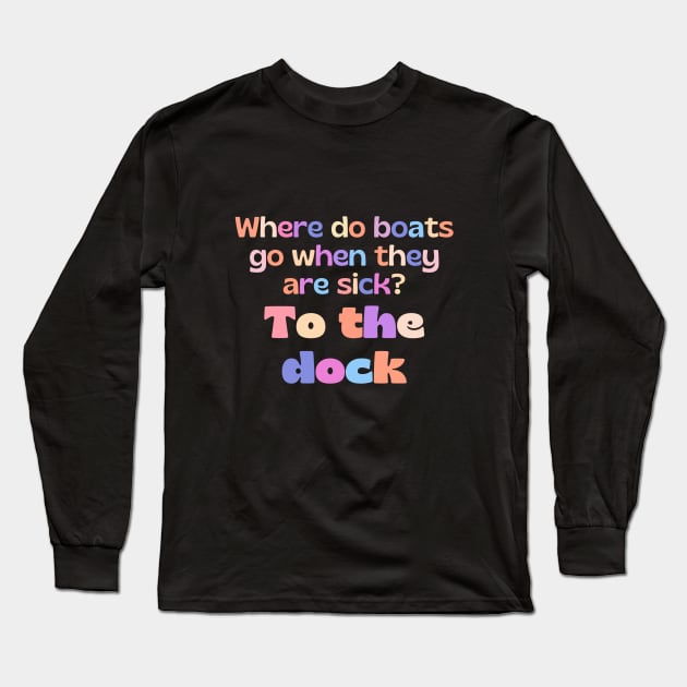 Funny nurse joke/pun #1 Long Sleeve T-Shirt by PickHerStickers